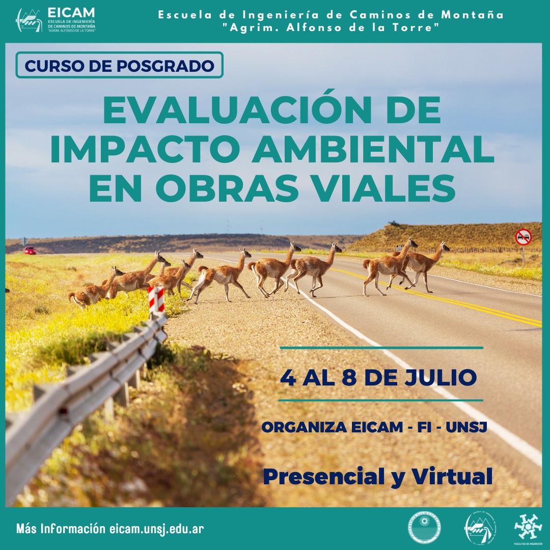 Seminario de la EICAM: Evaluación de Impacto Ambiental en Obras Viales