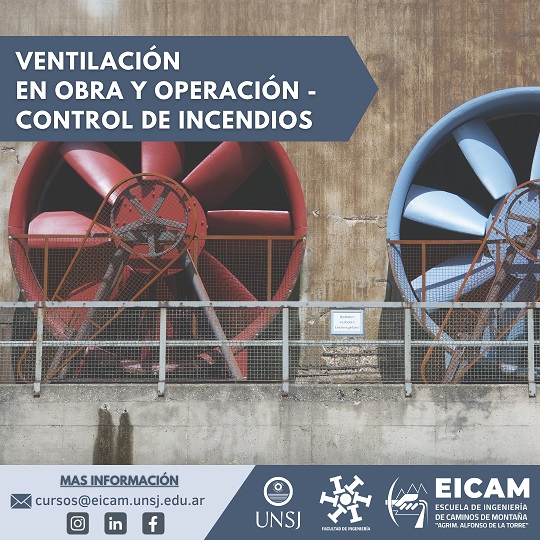 Curso de Posgrado: Ventilación en Obra y Operación – Control de Incendios