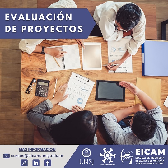 Curso de Posgrado de la EICAM: Evaluación de Proyectos