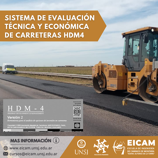 Curso de Posgrado: Sistema de Evaluación Técnica y Económica de Carreteras HDM4