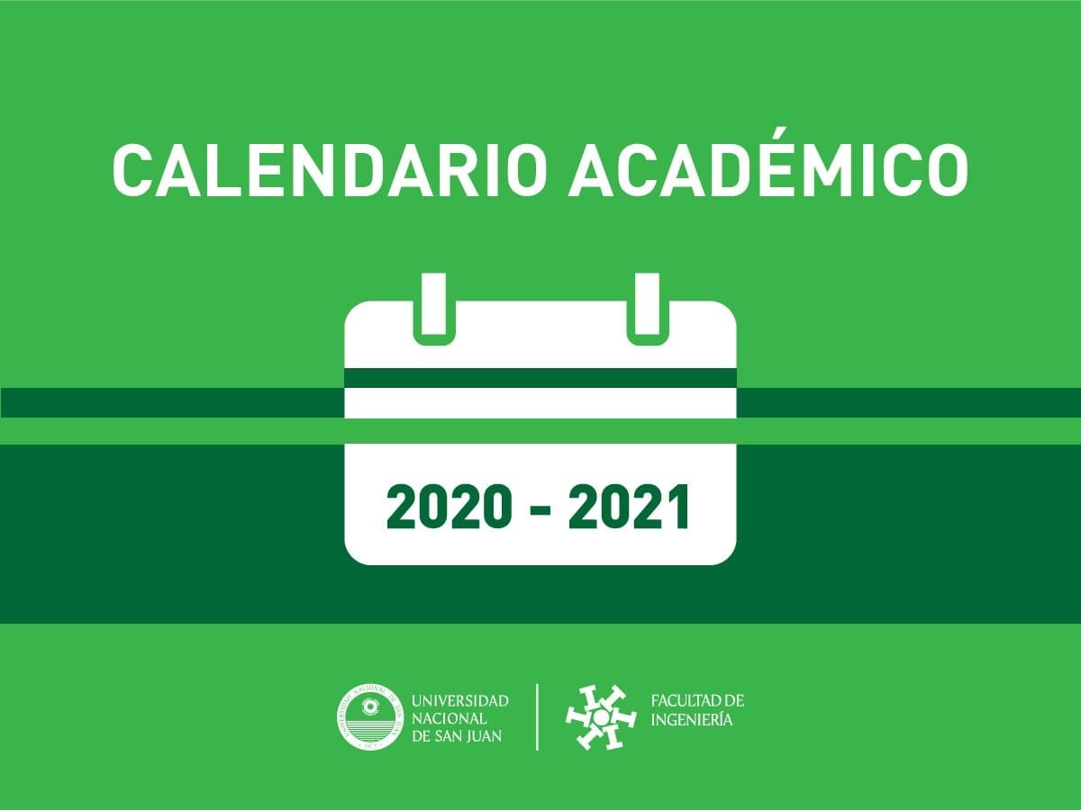 Calendario Académico 2020-2021