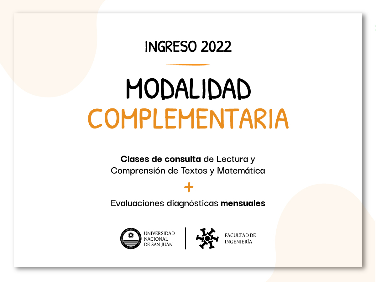 Ingreso 2022: clases de consulta y nivelación