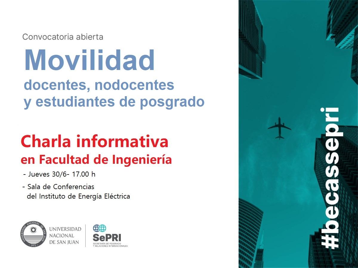 Charla informativa: movilidad internacional 
