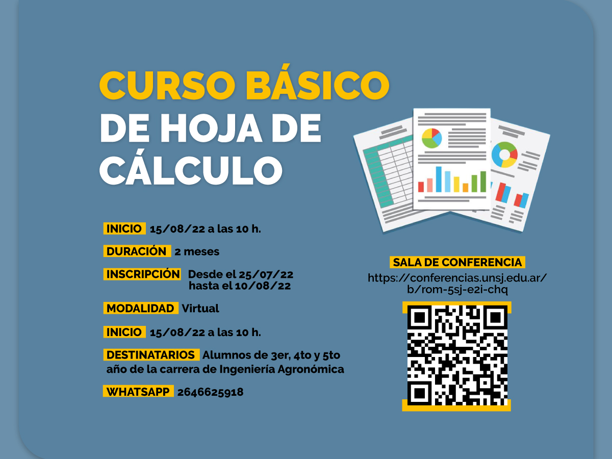 Curso Básico de Hoja de Cálculo