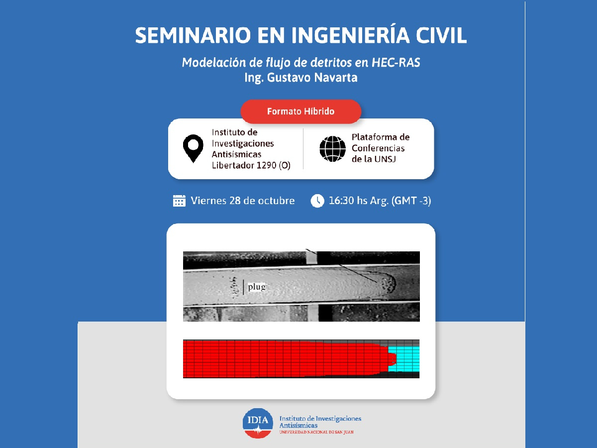 Seminario IDIA:  Análisis de registros sísmicos recientes en San Juan