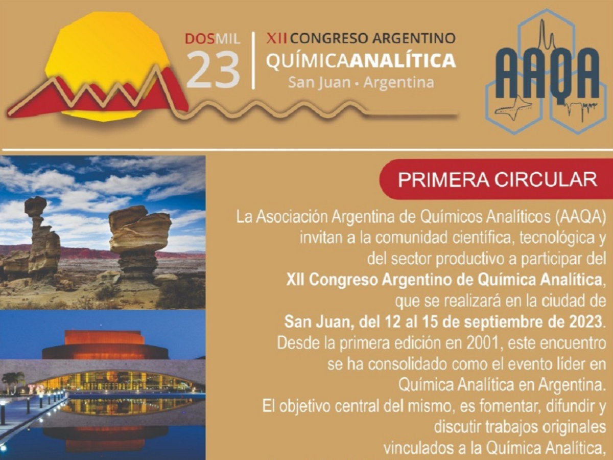 XII Congreso Argentino de Química Analítica