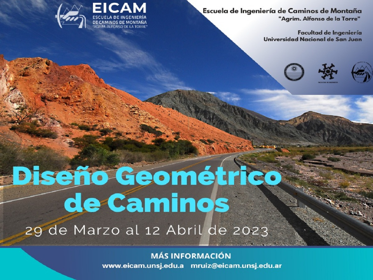 Curso de Posgrado de EICAM: Diseño Geométrico de Caminos