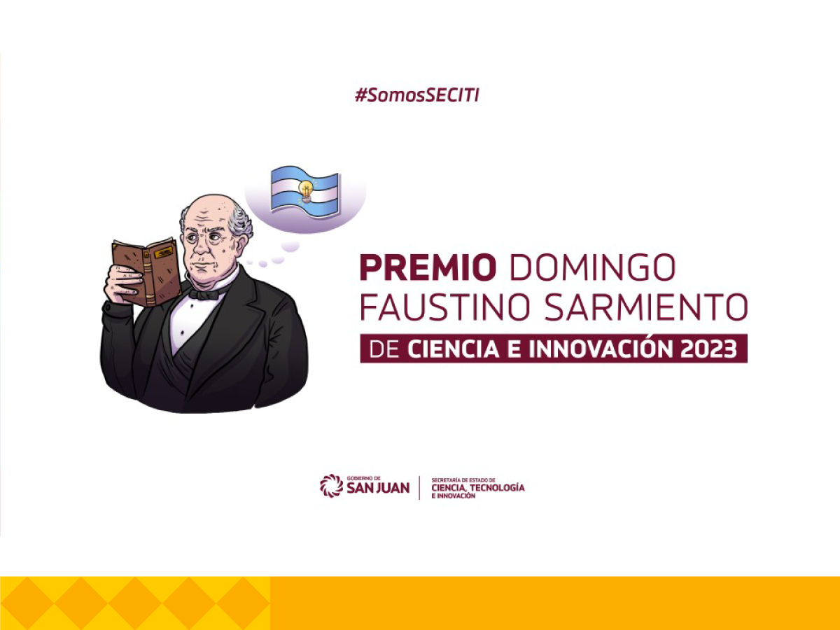 Convocatoria abierta a Premio Domingo Faustino Sarmiento de Ciencia e Innovación 