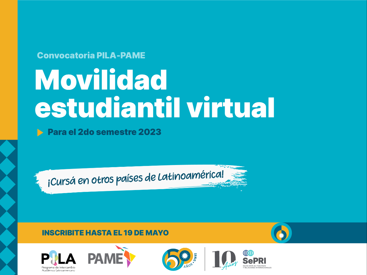 Se encuentra abierta la convocatoria de Movilidad Virtual para programas PILA y PAME