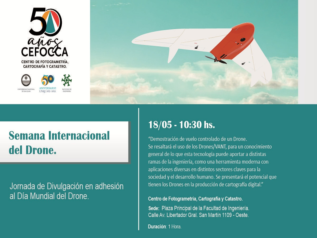 Jornada de Divulgación en adhesión al Día Mundial del Dron