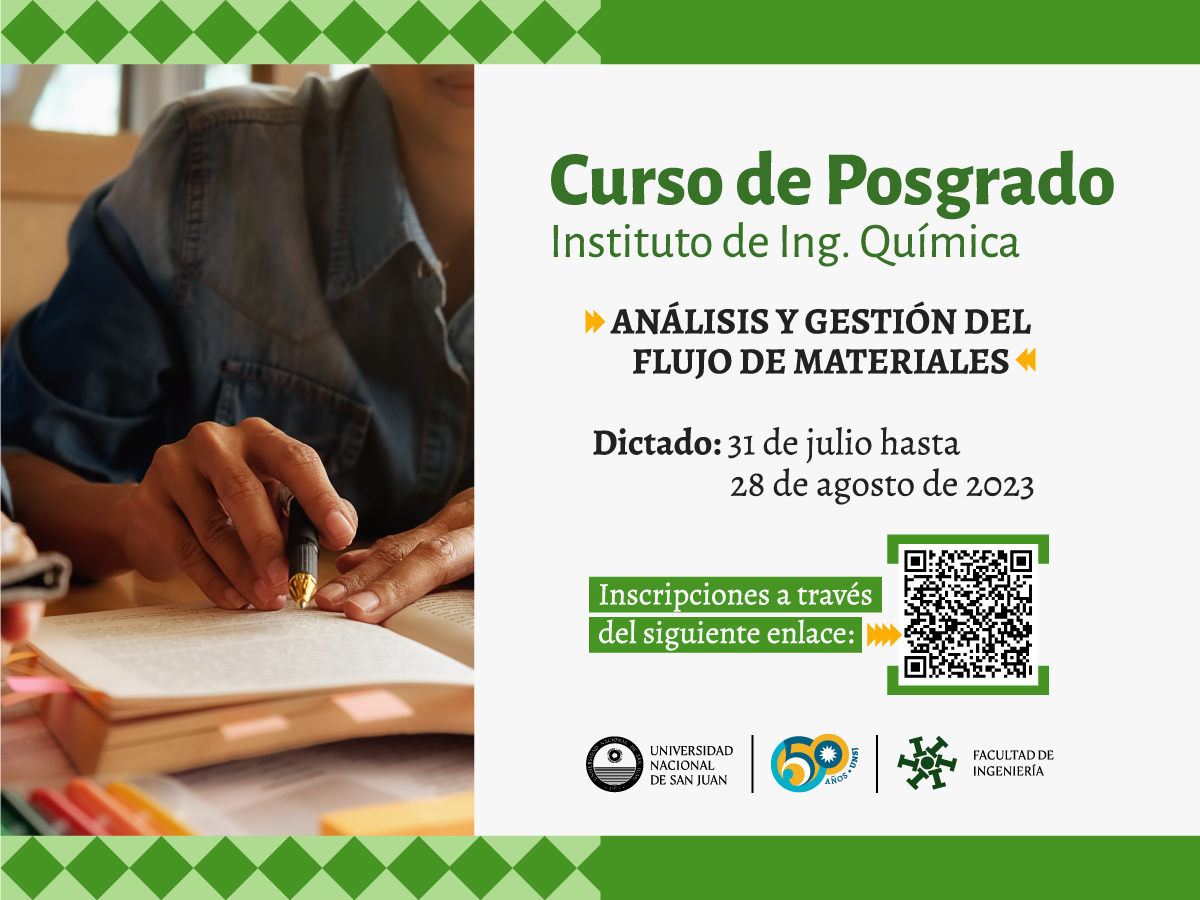 Curso de Posgrado: Análisis y Gestión del Flujo de Materiales