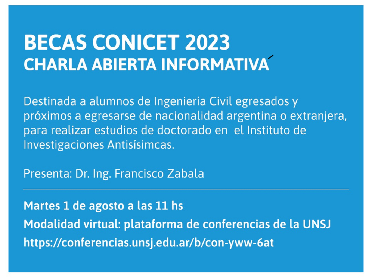  Charla Informativa sobre Becas de Doctorado para Ingeniería Civil
