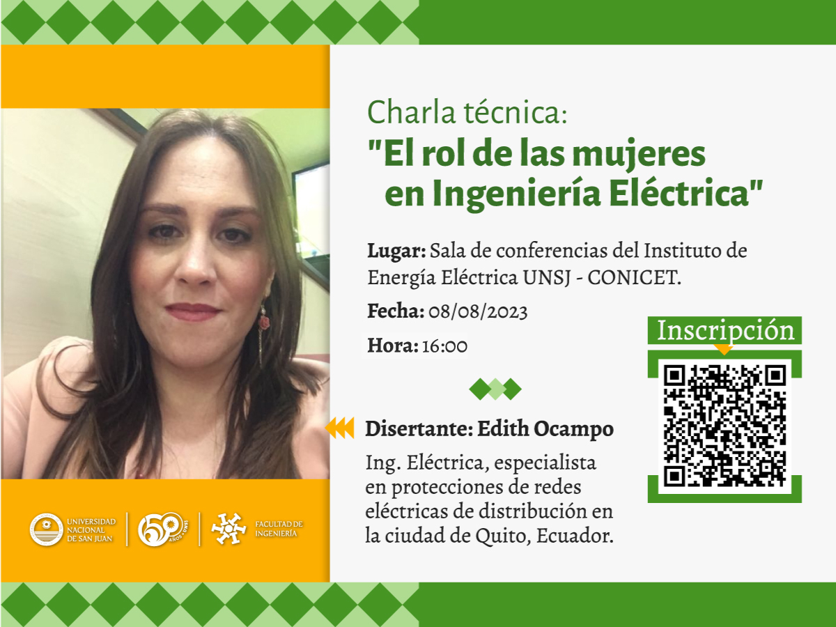 Charla técnica: "El rol de las mujeres en Ingeniería Eléctrica"