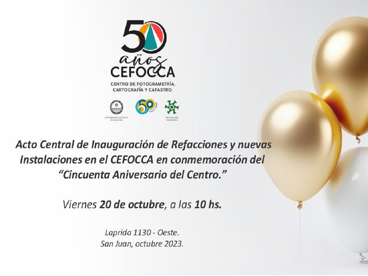 Acto central por el 50° Aniversario del CEFOCCA: