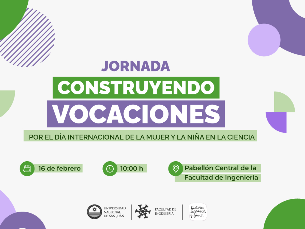 Jornada "Construyendo Vocaciones" por el Día Internacional de la Mujer y la Niña en la ciencia 