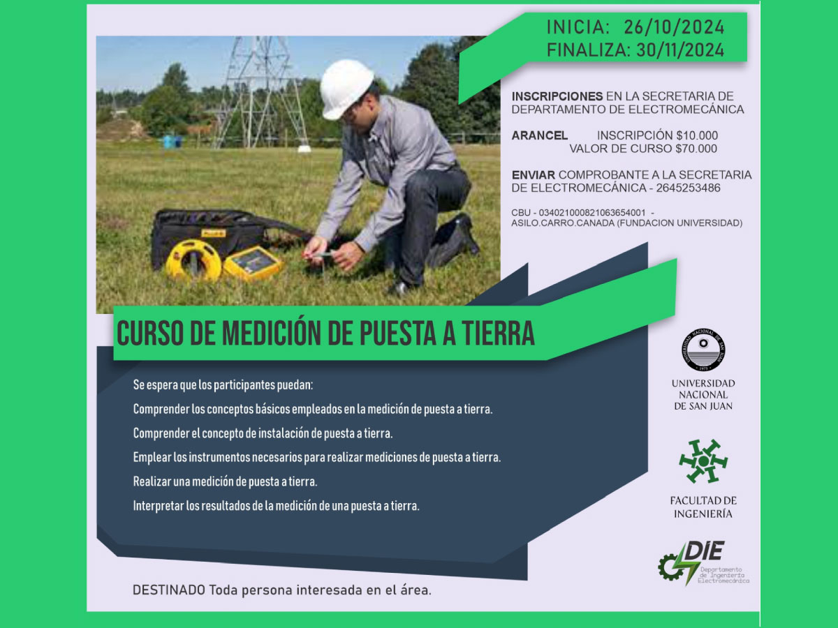 Curso: Medición de puesta a tierra