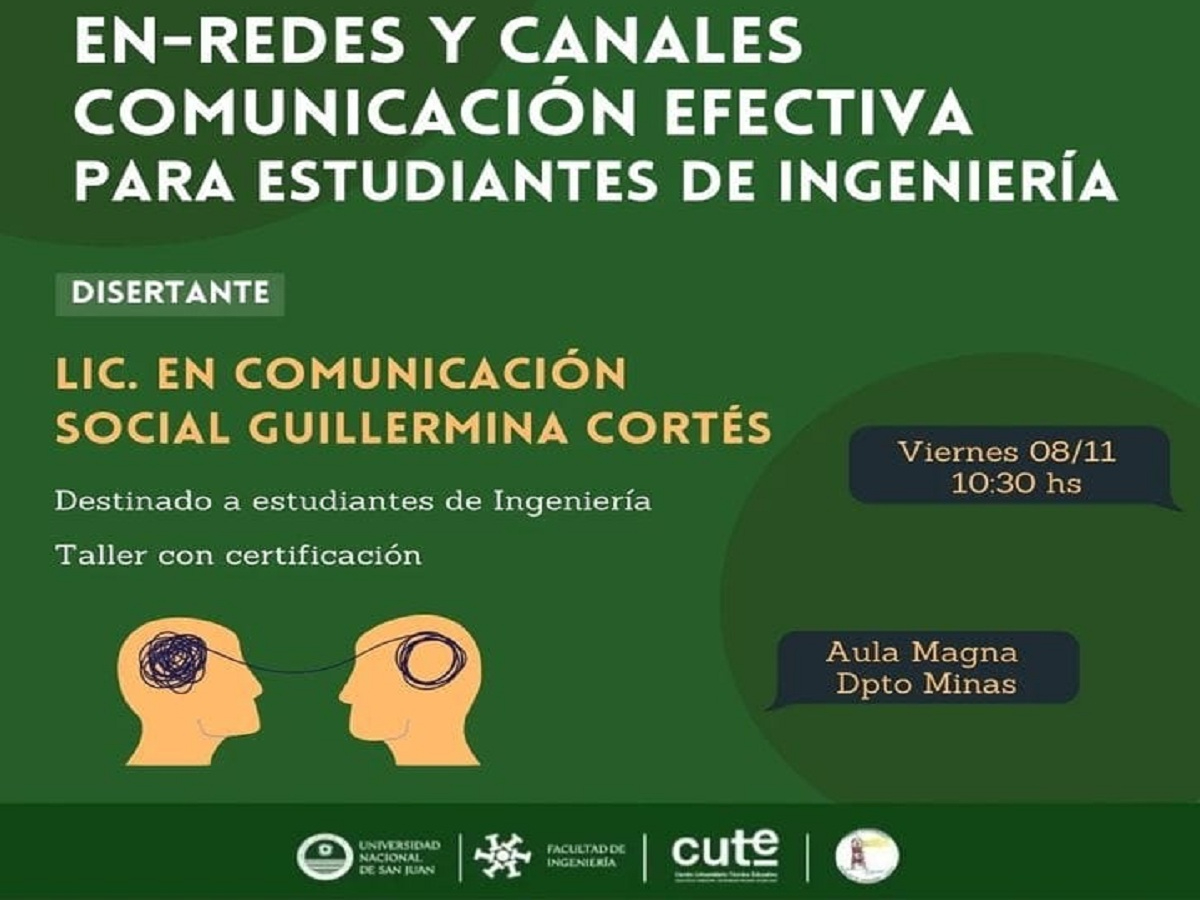 Taller en- redes: Comunicación efectiva para estudiantes de Ingeniería