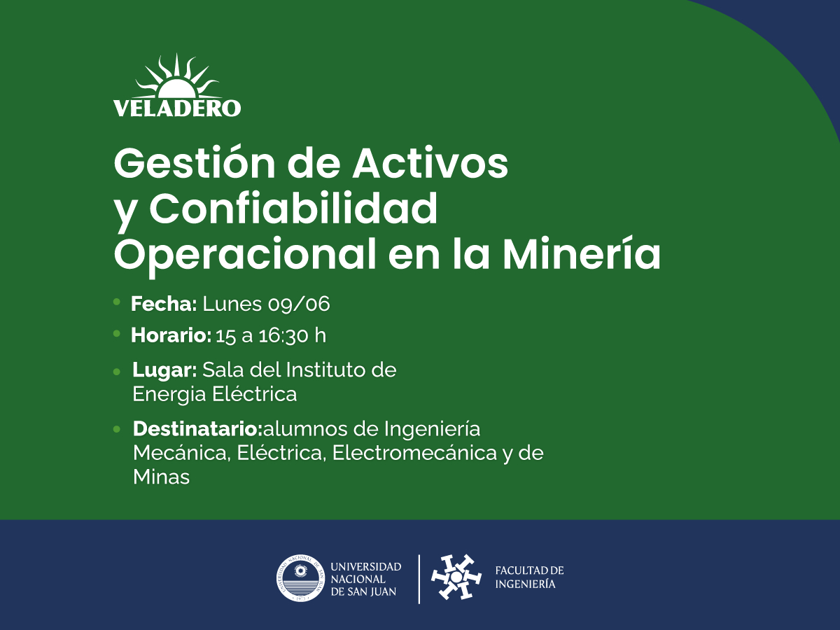 Charla "Gestión de Activos y Confiabilidad Operacional en la Minería"