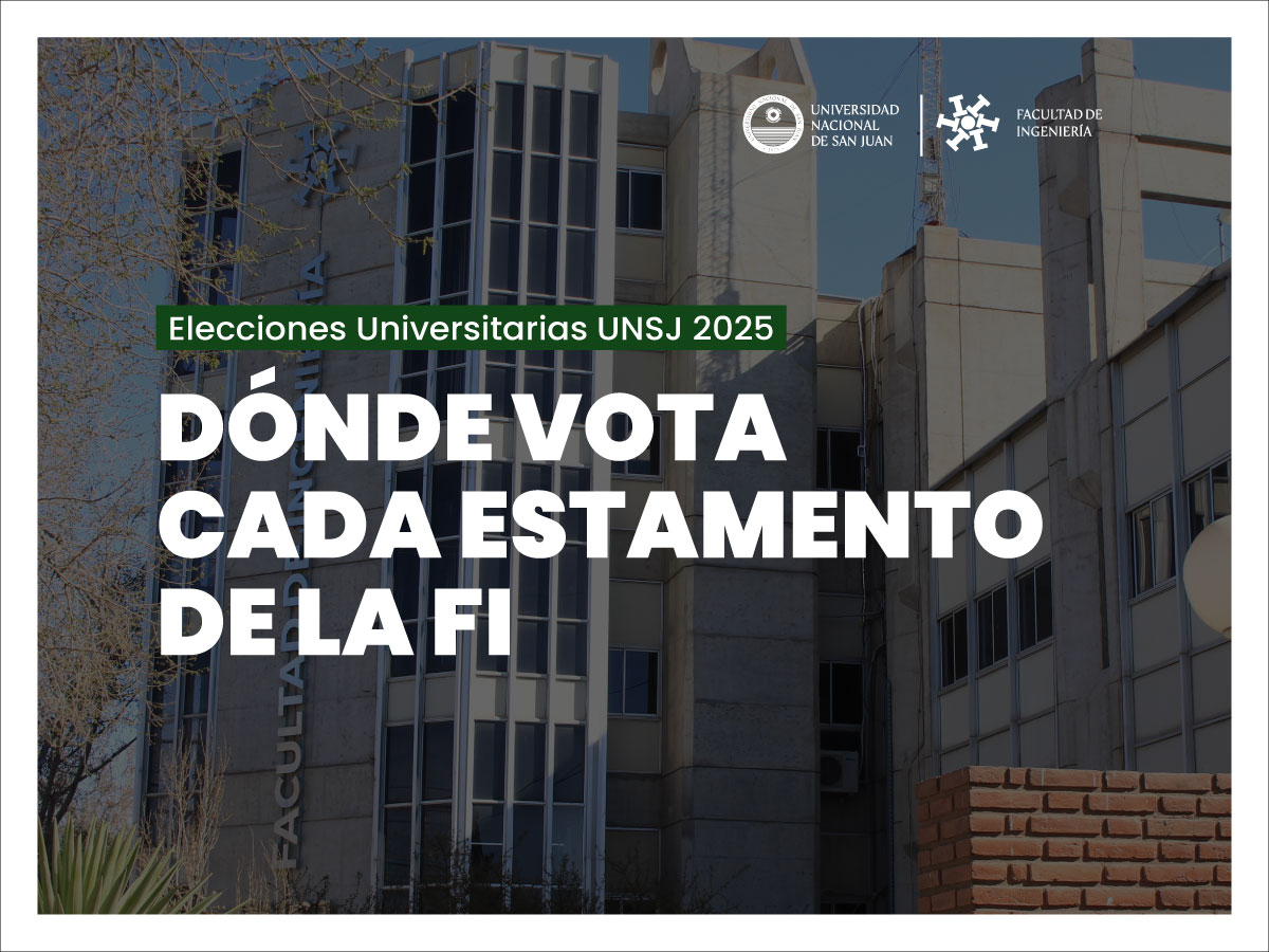 Dónde vota cada estamento de la Facultad de Ingeniería