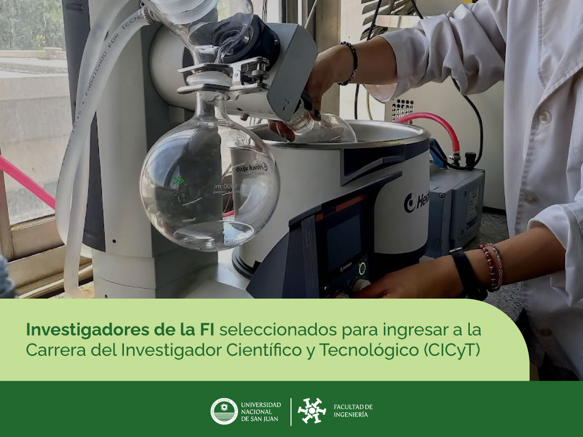 Tres investigadores de la FI fueron seleccionados por CONICET para ingresar a la CICyT