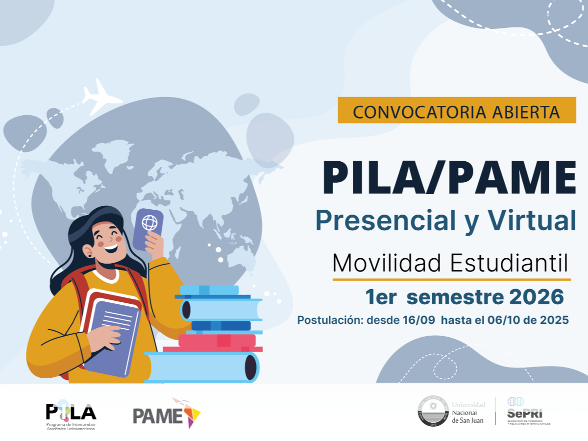 Se encuentra abierta la convocatoria de Movilidad Estudiantil para universidades latinoamericanas