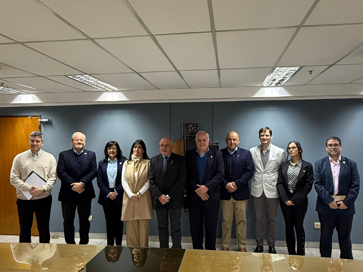 La Facultad de Ingeniería recibió a representantes de la Cámara Chileno-Alemana de Comercio en el marco del Proyecto MinJust