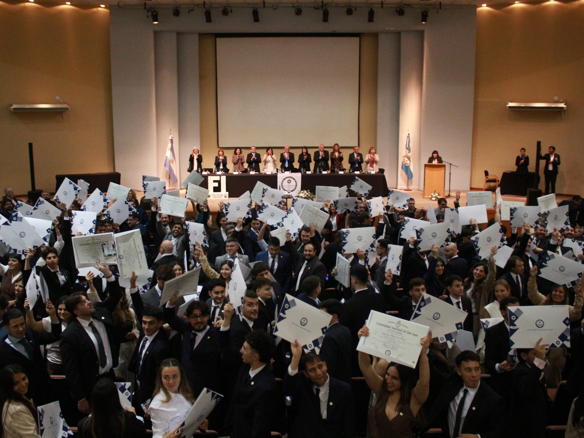 Colación de Grado y Posgrado de la Facultad de Ingeniería - UNSJ Promoción 2025 - 2026