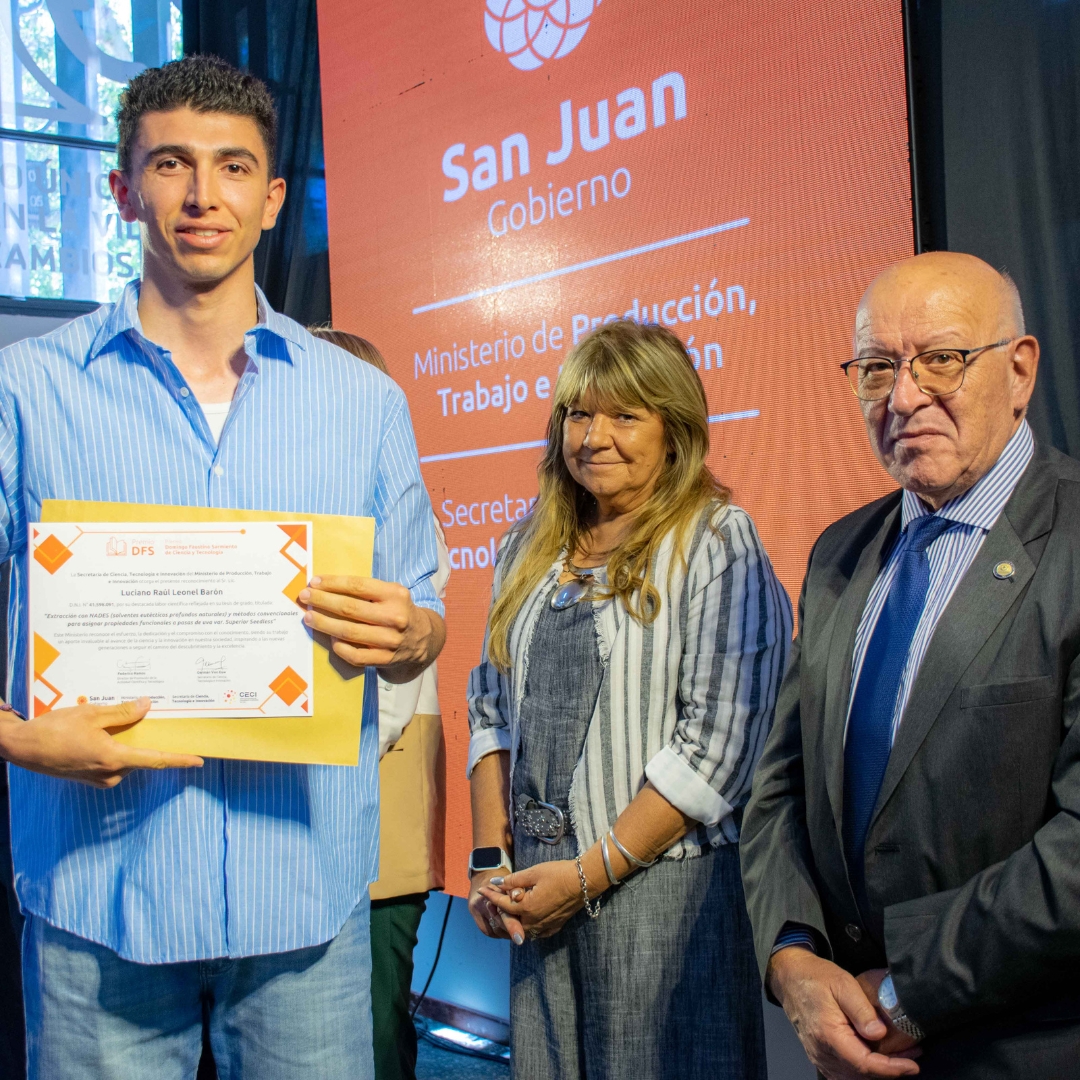 Entregaron los premios Domingo Faustino Sarmiento a la investigación científica