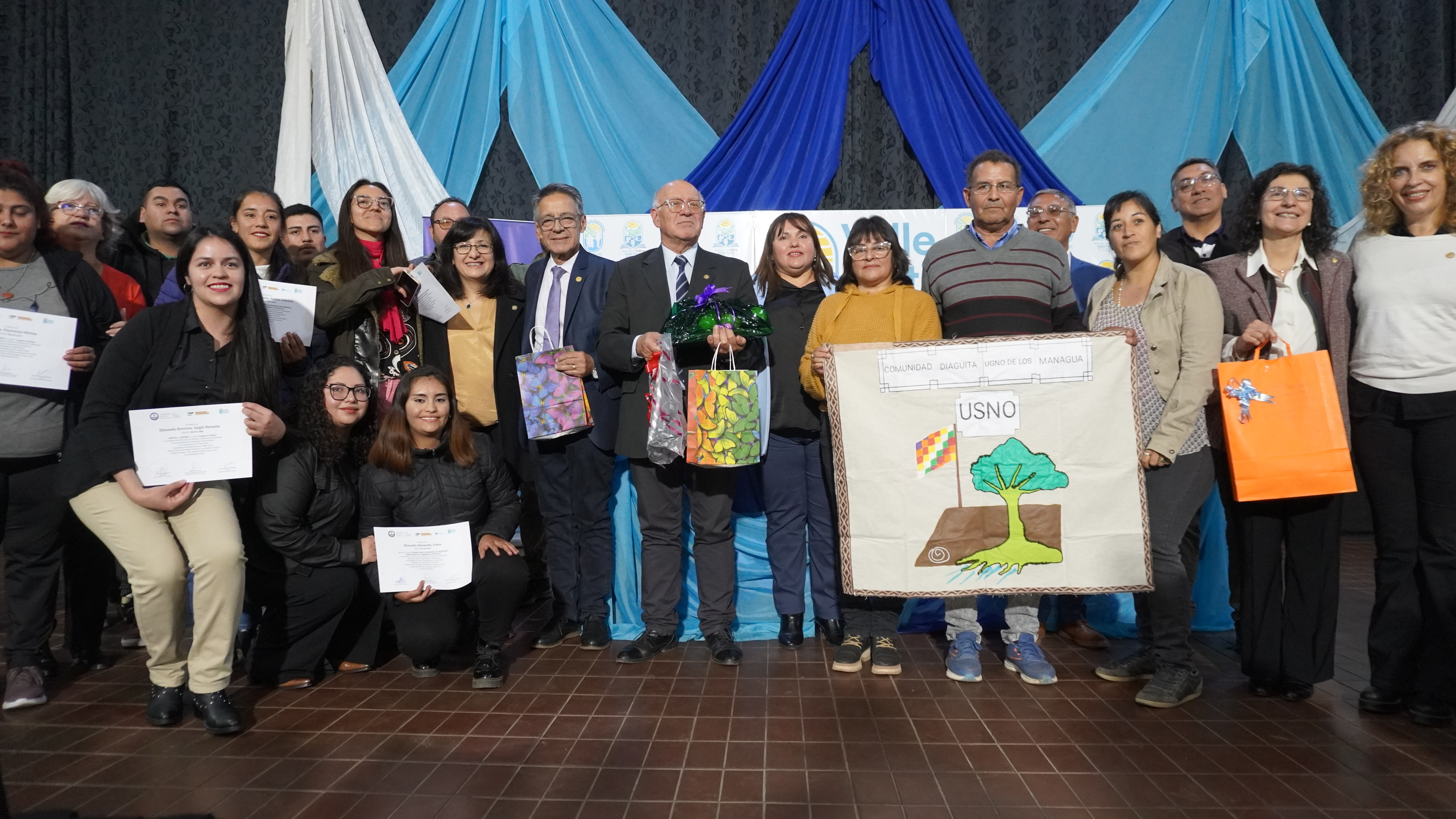 La FI, la UNSJ y la Municipalidad de Valle Fértil entregaron certificados de aprobación a diplomados en Gestión Ambiental