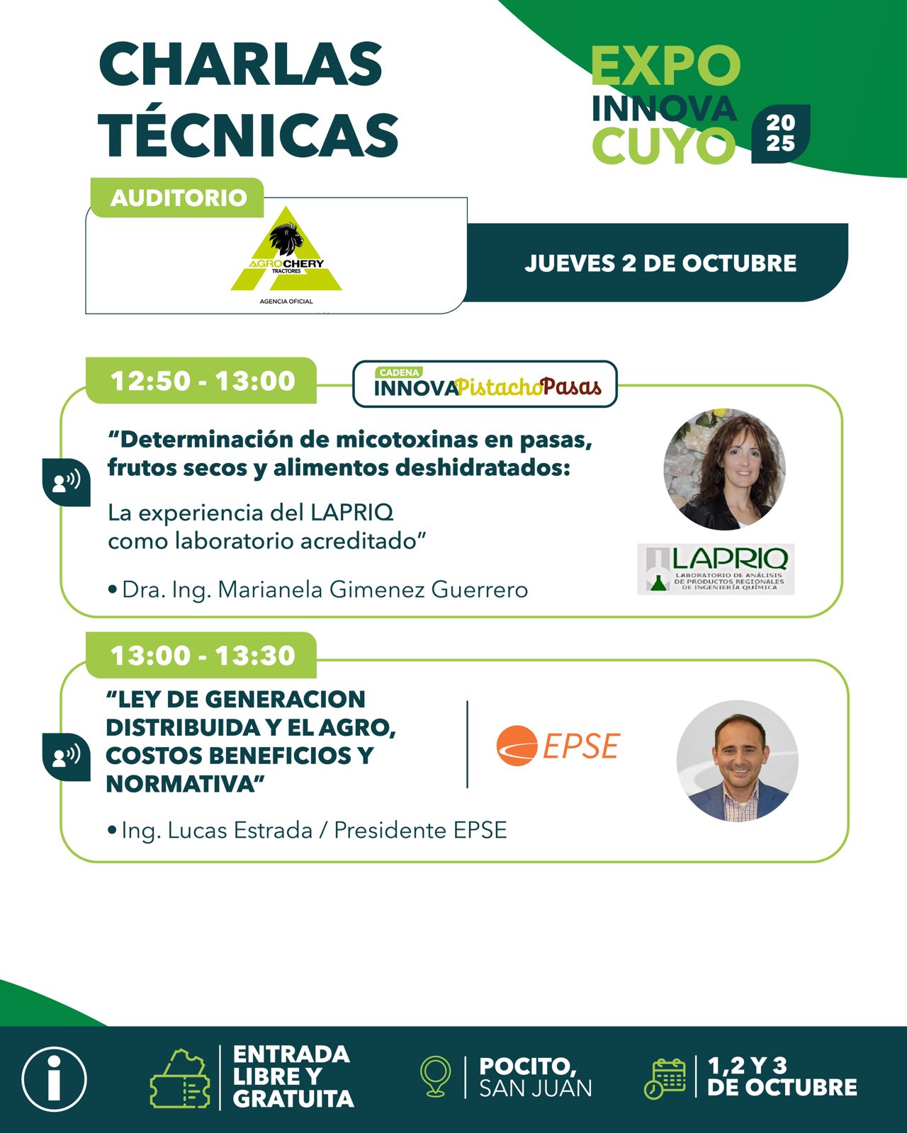 Institutos de la Facultad participarán en la EXPO INNOVA CUYO 2025 