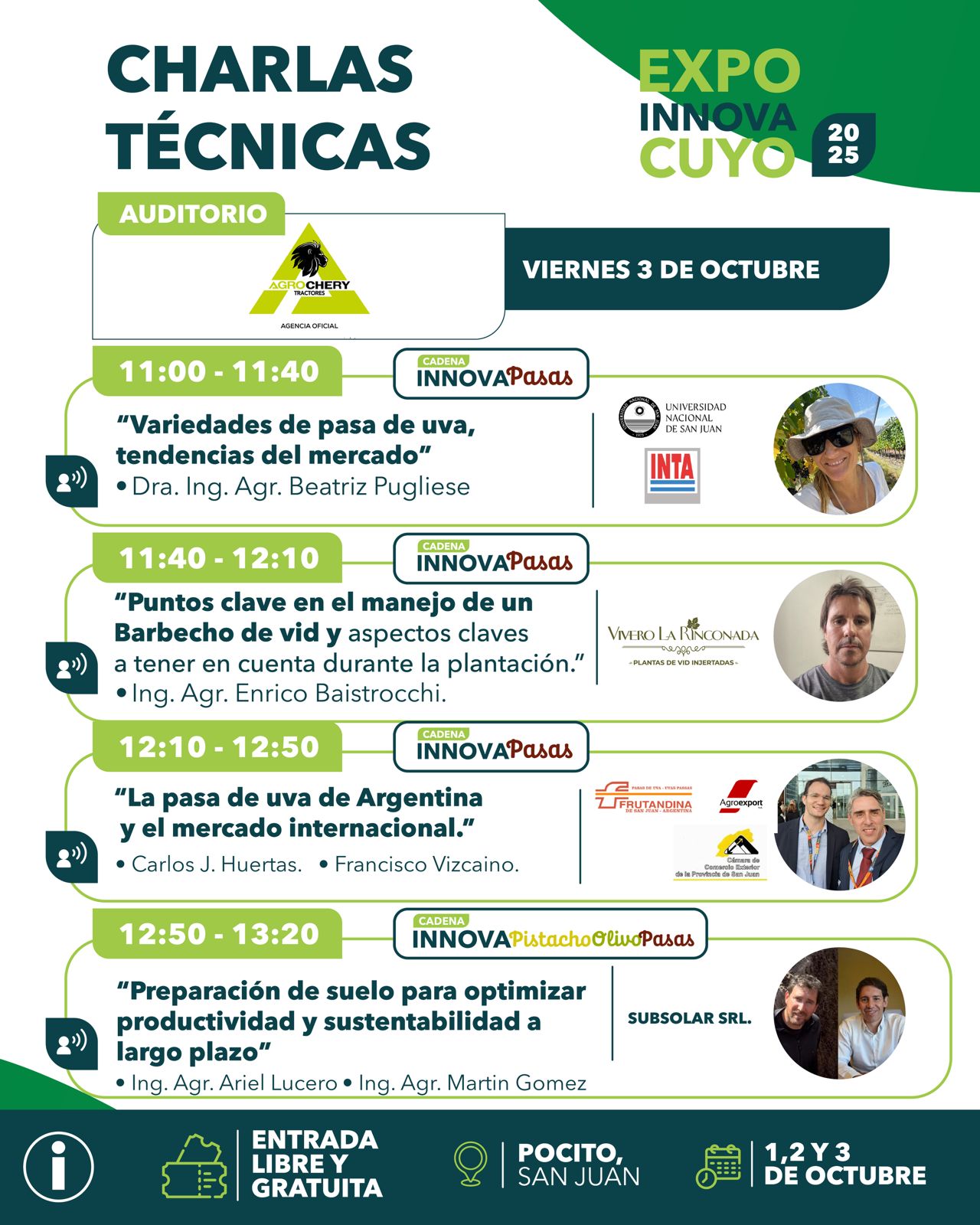 Institutos de la Facultad participarán en la EXPO INNOVA CUYO 2025 