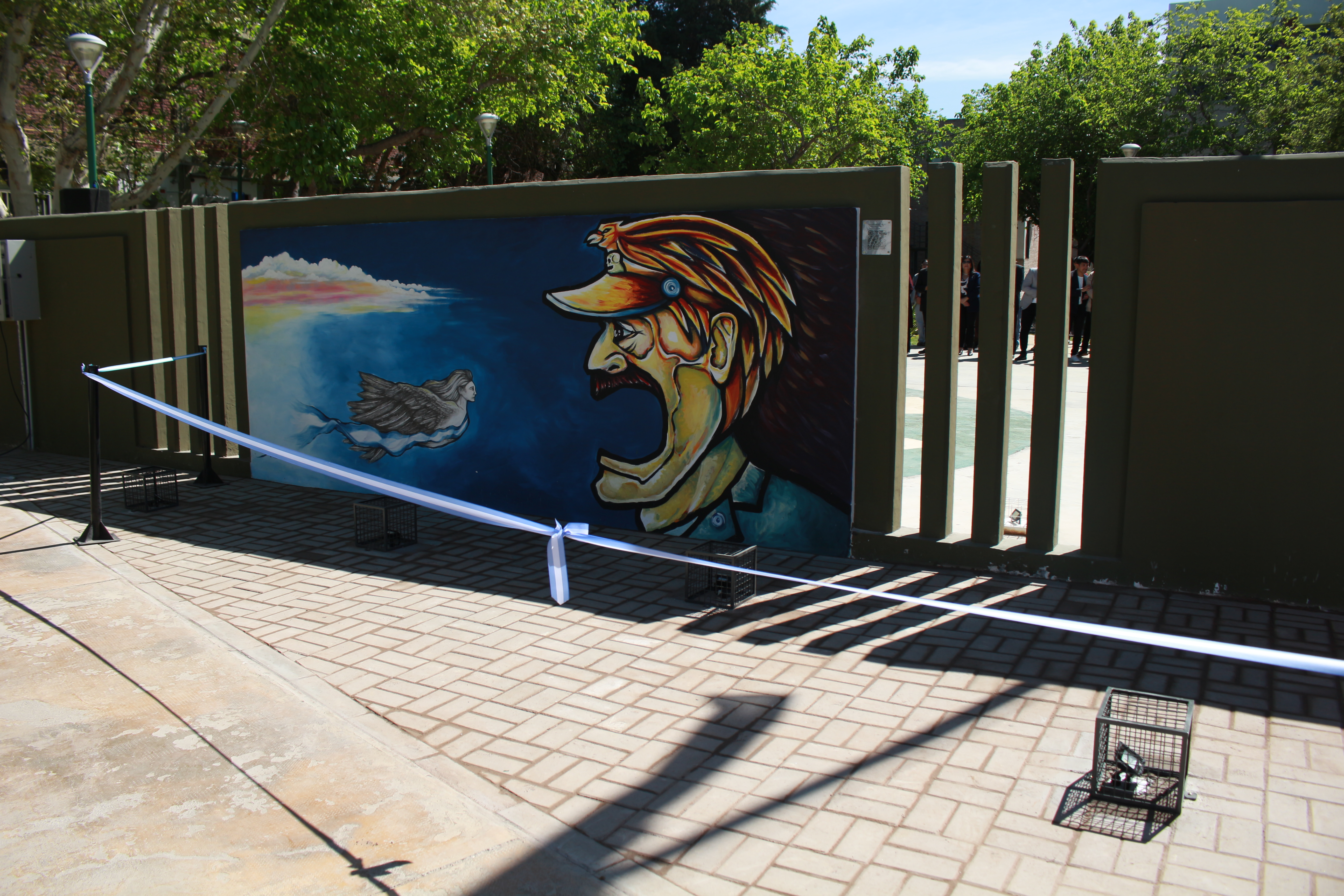 La Facultad de Ingeniería restituyó un mural histórico en memoria de las víctimas del terrorismo de Estado