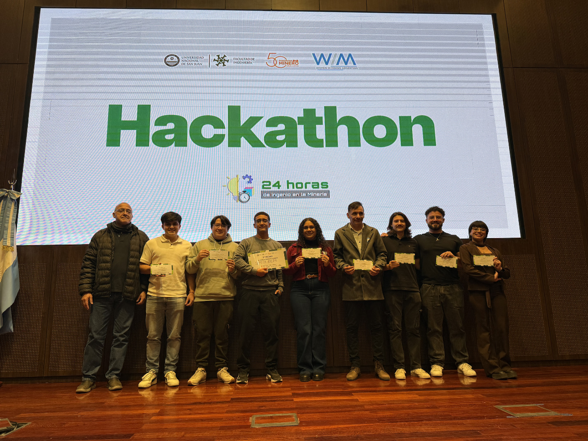 La Facultad de Ingeniería realizó el Hackathon “24 horas de Ingenio en la Minería”