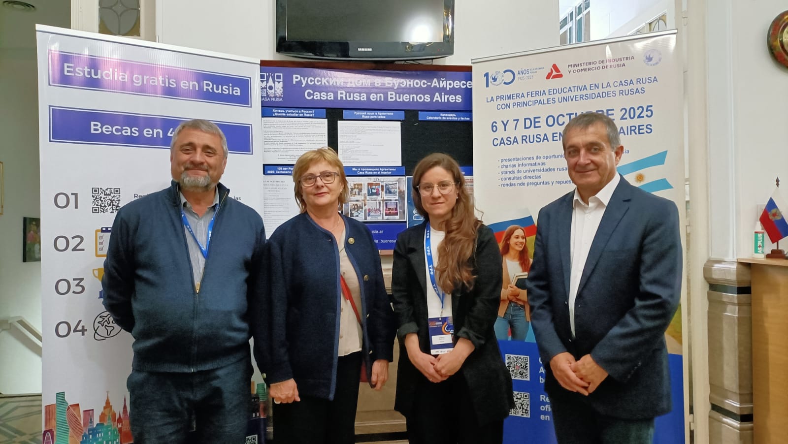 Destacada participación en la Feria Educativa de Universidades Rusas en Buenos Aires