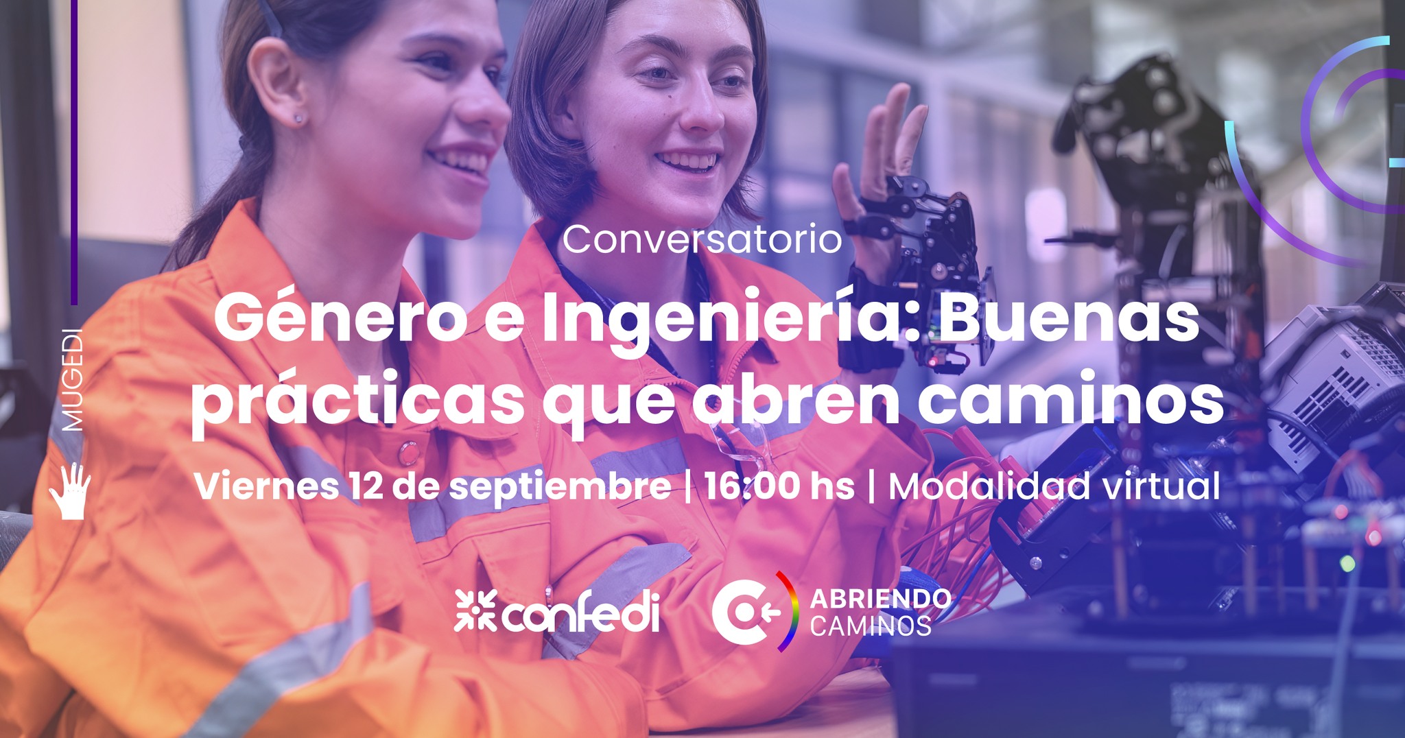 Conversatorio “Género e Ingeniería: Buenas prácticas que abren caminos”