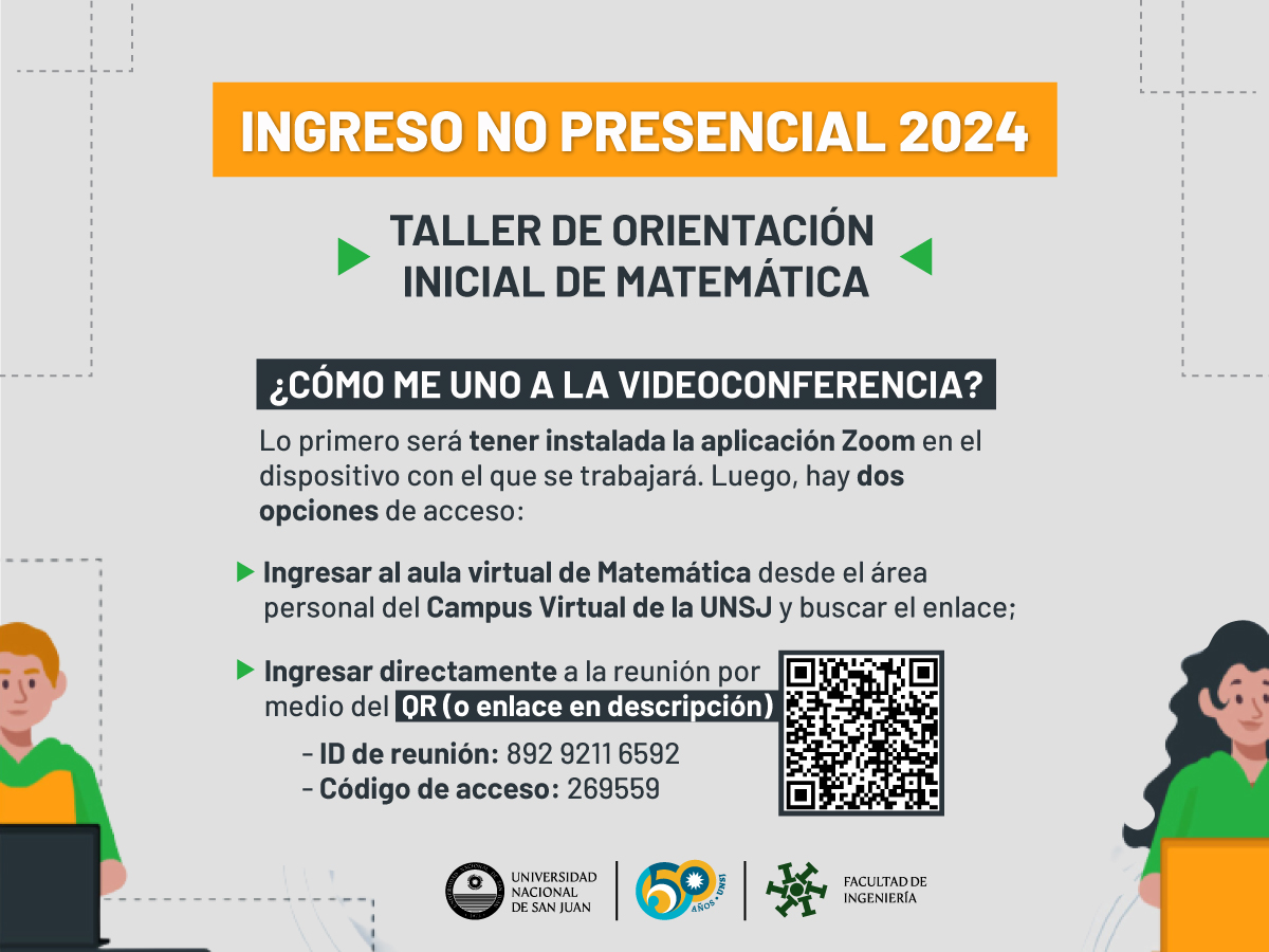 Taller Obligatorio de Orientación Inicial del curso de Matemática