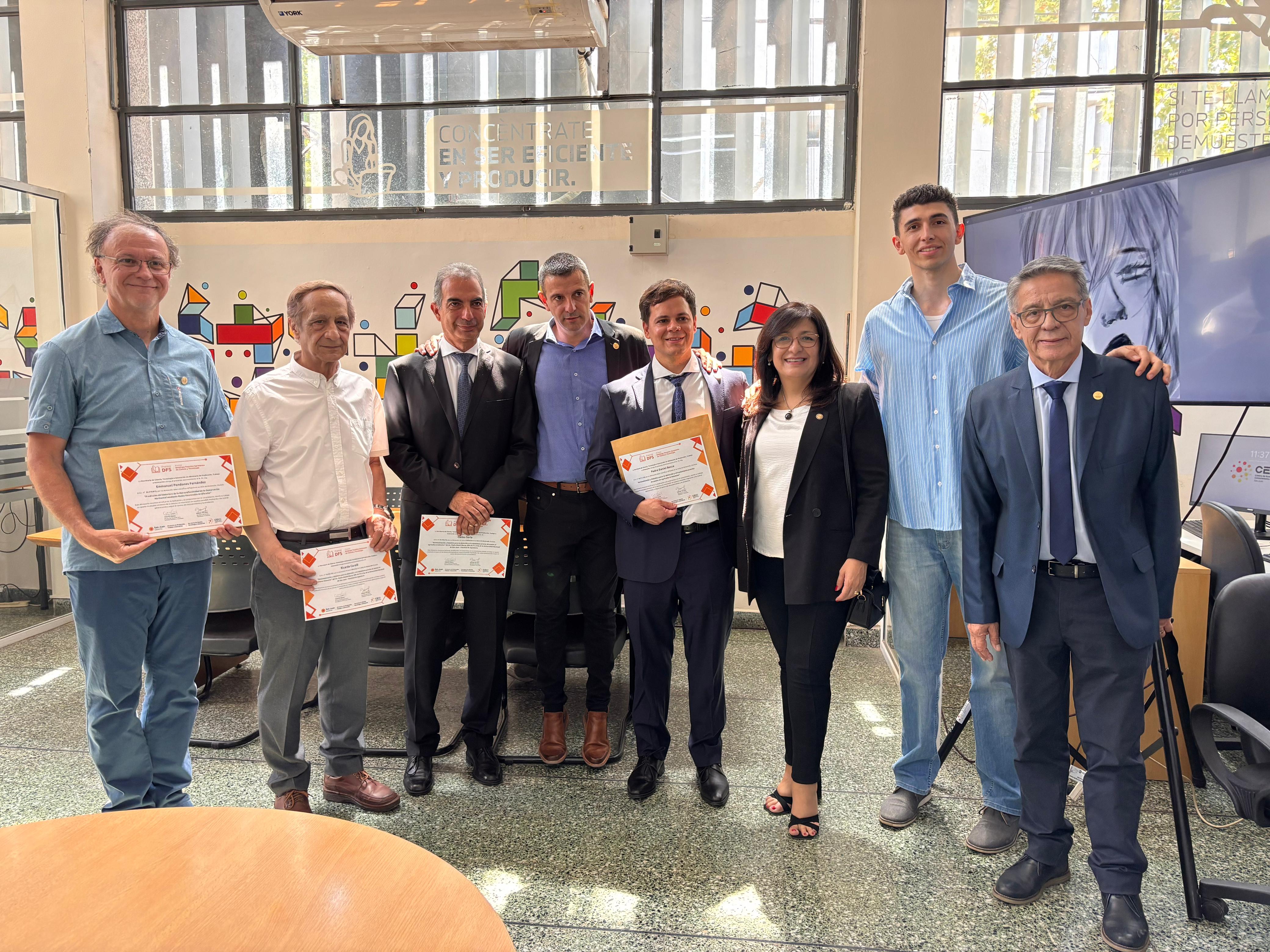 Entregaron los premios Domingo Faustino Sarmiento a la investigación científica