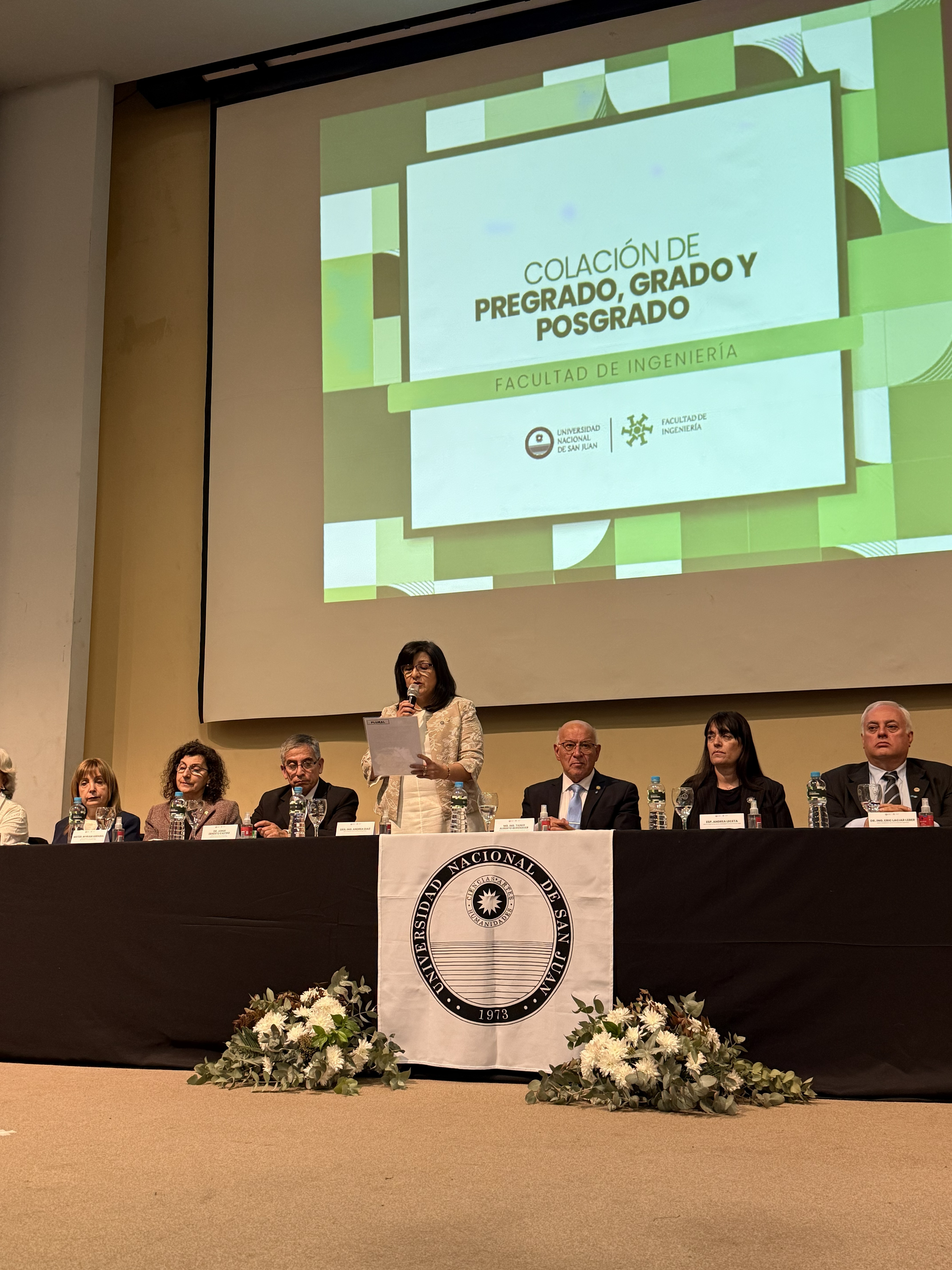 Colación de Grado y Posgrado de la Facultad de Ingeniería - UNSJ Promoción 2025 - 2026